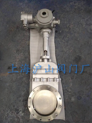 電動暗板刀型閘閥產品實拍圖