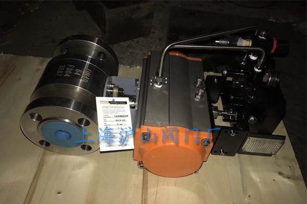 Q641N-64P氣體帶定位器高壓球閥發貨及現場安裝調試3