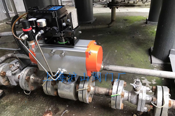 Q641N-64P氣體帶定位器高壓球閥發貨及現場安裝調試4