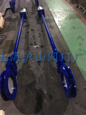 污水處理廠專(zhuān)用加長(zhǎng)桿氣動(dòng)刀閘發(fā)貨
